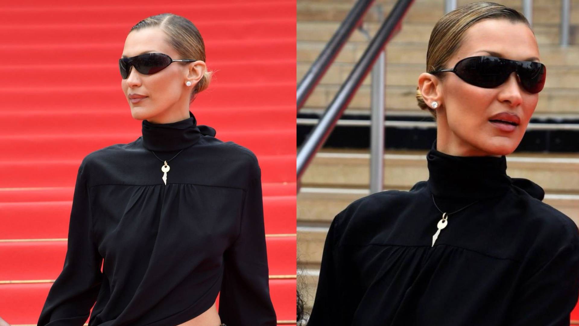 Bella Hadid mang chiếc chìa khóa hồi hương lên thảm đỏ Cannes
